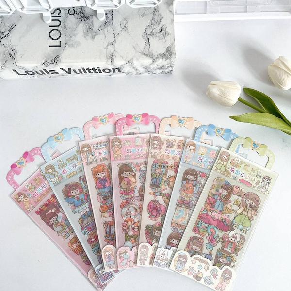 استیکر ضدآب طرح دختر 