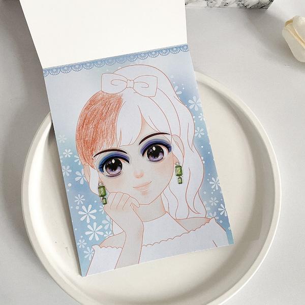 دفترچه استیکر آرایشی