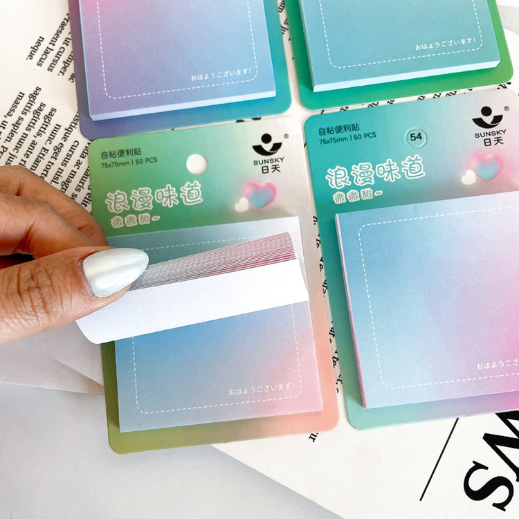 استیک نوت پاستلی رنگی