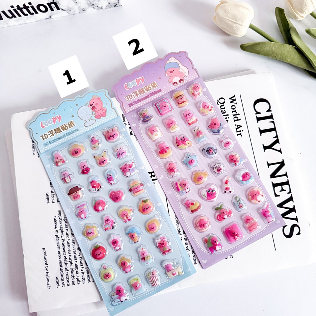 استیکر سه بعدی برجسته 